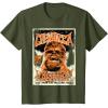 image:imageStar Wars Chewbacca Vintage Concert Back To Kashyyyk Poster TShirtOlive Green