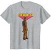 image:imageStar Wars Chewbacca Wookiee 3D Classic Graphic TShirt TShirtHeather Grey