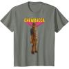 image:imageStar Wars Chewbacca Wookiee 3D Classic Graphic TShirt TShirtOlive Heather