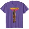 image:imageStar Wars Chewbacca Wookiee 3D Classic Graphic TShirt TShirtPurple Heather