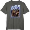 image:imageStar Wars Chewbacca and Han Solo Rebel Friends TShirtAsphalt Grey