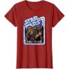 image:imageStar Wars Chewbacca and Han Solo Rebel Friends TShirtCranberry Red