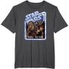image:imageStar Wars Chewbacca and Han Solo Rebel Friends TShirtDark Heather Grey