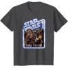 image:imageStar Wars Chewbacca and Han Solo Rebel Friends TShirtDark Heather Grey