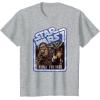 image:imageStar Wars Chewbacca and Han Solo Rebel Friends TShirtHeather Grey