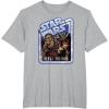 image:imageStar Wars Chewbacca and Han Solo Rebel Friends TShirtHeather Grey