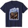 image:imageStar Wars Chewbacca and Han Solo Rebel Friends TShirtNavy Blue