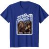 image:imageStar Wars Chewbacca and Han Solo Rebel Friends TShirtRoyal Blue