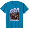 image:imageStar Wars Chewbacca and Han Solo Rebel Friends TShirtSapphire Blue