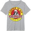 image:imageStar Wars Chewie Is My CoPilot Circle Graphic TShirt TShirtHeather Grey