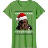 image:imageStar Wars Chewie Santa Hat Ugly Christmas Sweater TShirt TShirtGrass Green
