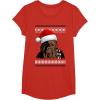 image:imageStar Wars Chewie Santa Hat Ugly Christmas Sweater TShirt TShirtRed