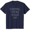 image:imageStar Wars Chewie Were Home Episode 7 Graphic TShirt TShirtNavy Blue