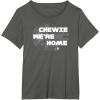 image:imageStar Wars Chewie Were Home Millennium Falcon TShirt TShirtAsphalt Grey
