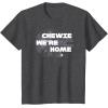 image:imageStar Wars Chewie Were Home Millennium Falcon TShirt TShirtDark Heather Grey