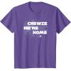 image:imageStar Wars Chewie Were Home Millennium Falcon TShirt TShirtPurple Heather