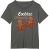 image:imageStar Wars Extra Chewie Chewbacca Gingerbread Funny Holiday TShirtAsphalt Grey