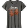 image:imageStar Wars Extra Chewie Chewbacca Gingerbread Funny Holiday TShirtAsphalt Grey