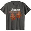 image:imageStar Wars Extra Chewie Chewbacca Gingerbread Funny Holiday TShirtAsphalt Grey