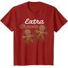 image:imageStar Wars Extra Chewie Chewbacca Gingerbread Funny Holiday TShirtCranberry Red