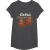 image:imageStar Wars Extra Chewie Chewbacca Gingerbread Funny Holiday TShirtDark Heather Grey