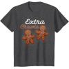 image:imageStar Wars Extra Chewie Chewbacca Gingerbread Funny Holiday TShirtDark Heather Grey