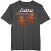image:imageStar Wars Extra Chewie Chewbacca Gingerbread Funny Holiday TShirtDark Heather Grey