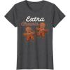 image:imageStar Wars Extra Chewie Chewbacca Gingerbread Funny Holiday TShirtDark Heather Grey