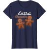 image:imageStar Wars Extra Chewie Chewbacca Gingerbread Funny Holiday TShirtNavy Blue