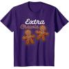 image:imageStar Wars Extra Chewie Chewbacca Gingerbread Funny Holiday TShirtPurple
