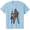 image:imageStar Wars Han Chewies Got My Back Doodle Graphic TShirt TShirtBaby Blue