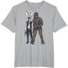 image:imageStar Wars Han Chewies Got My Back Doodle Graphic TShirt TShirtHeather Grey