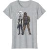 image:imageStar Wars Han Chewies Got My Back Doodle Graphic TShirt TShirtHeather Grey
