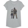 image:imageStar Wars Han Chewies Got My Back Doodle Graphic TShirt TShirtHeather Grey