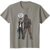 image:imageStar Wars Han Chewies Got My Back Doodle Graphic TShirt TShirtSlate Grey