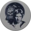 image:imageStar Wars Han Solo And Chewbacca Sketch Portrait PopSockets MagSafe PopGrip for iPhoneStandard