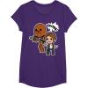 image:imageStar Wars Han Solo Chewie Cute Cartoon Style Graphic TShirt TShirtPurple
