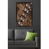 image:imageStar Wars Kids Sketch  Chewbacca Bandolier Illustration Wall Poster 34L x 224W Premium Unframed VersionBlack Framed Version