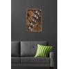 image:imageStar Wars Kids Sketch  Chewbacca Bandolier Illustration Wall Poster 34L x 224W Premium Unframed VersionBronze Framed Version