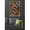image:imageStar Wars Kids Sketch  Chewbacca Bandolier Illustration Wall Poster 34L x 224W Premium Unframed VersionGold Framed Version