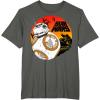 image:imageStar Wars Last Jedi BB8 Retro Sunset Rollabout TShirt TShirtAsphalt Grey