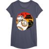 image:imageStar Wars Last Jedi BB8 Retro Sunset Rollabout TShirt TShirtHeather Blue