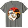 image:imageStar Wars Last Jedi BB8 Retro Sunset Rollabout TShirt TShirtOlive Heather