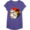 image:imageStar Wars Last Jedi BB8 Retro Sunset Rollabout TShirt TShirtPurple Heather