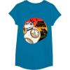 image:imageStar Wars Last Jedi BB8 Retro Sunset Rollabout TShirt TShirtSapphire Blue