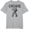 image:imageStar Wars Last Jedi Chewie Distressed Vintage TShirt TShirtHeather Grey