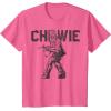 image:imageStar Wars Last Jedi Chewie Distressed Vintage TShirt TShirtPink Heather