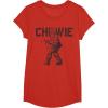 image:imageStar Wars Last Jedi Chewie Distressed Vintage TShirt TShirtRed
