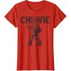 image:imageStar Wars Last Jedi Chewie Distressed Vintage TShirt TShirtRed