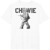 image:imageStar Wars Last Jedi Chewie Distressed Vintage TShirt TShirtWhite